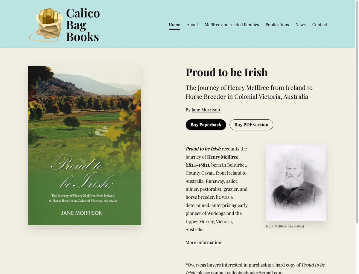 Calico Bag Books — Astro website built by Hooray Digital
