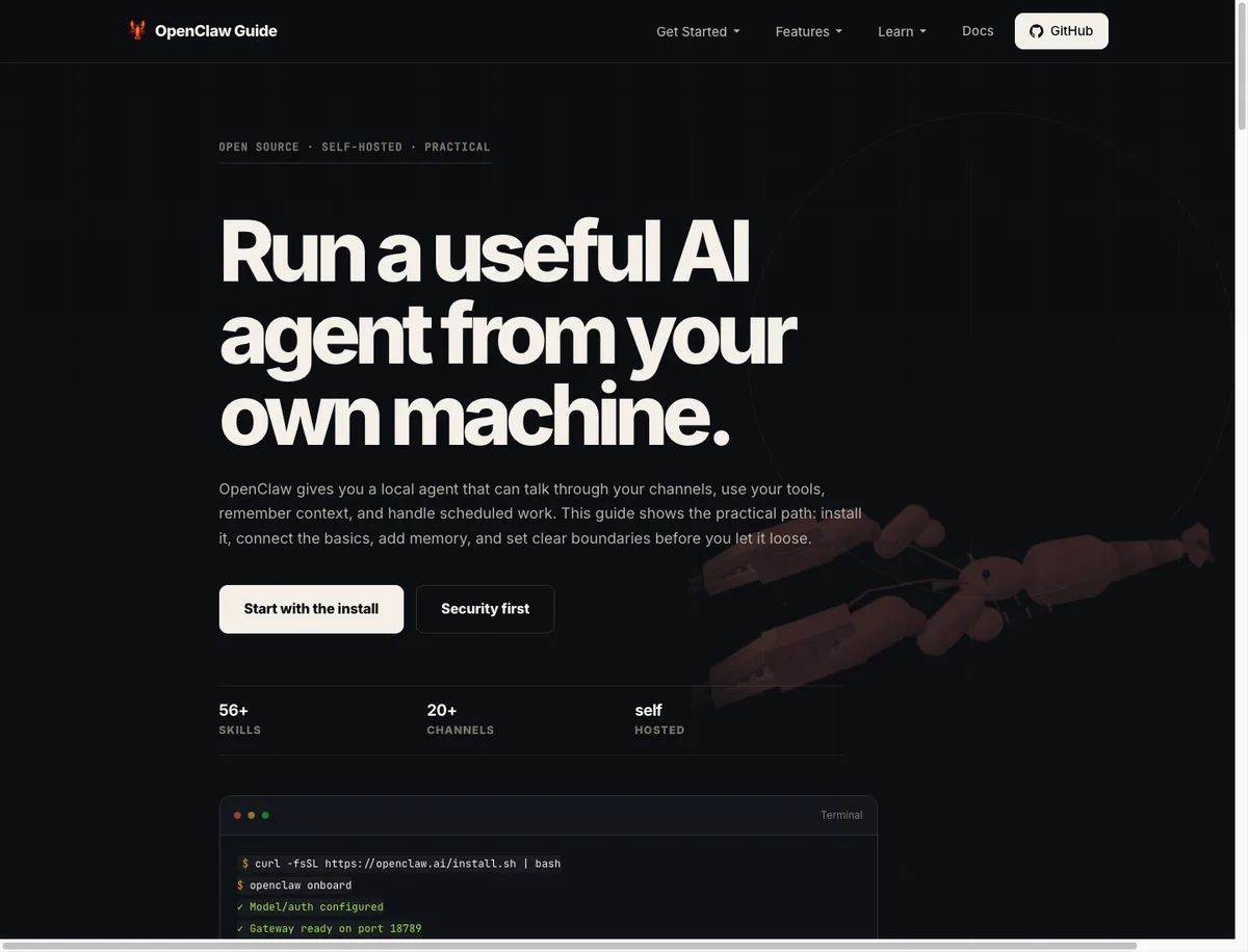 OpenClaw — Astro website built by Hooray Digital