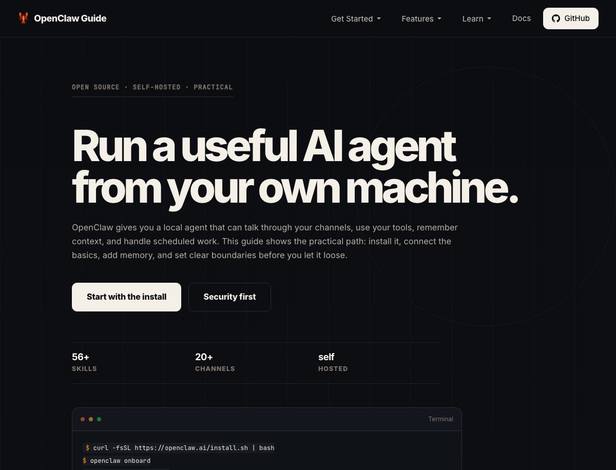 OpenClaw website