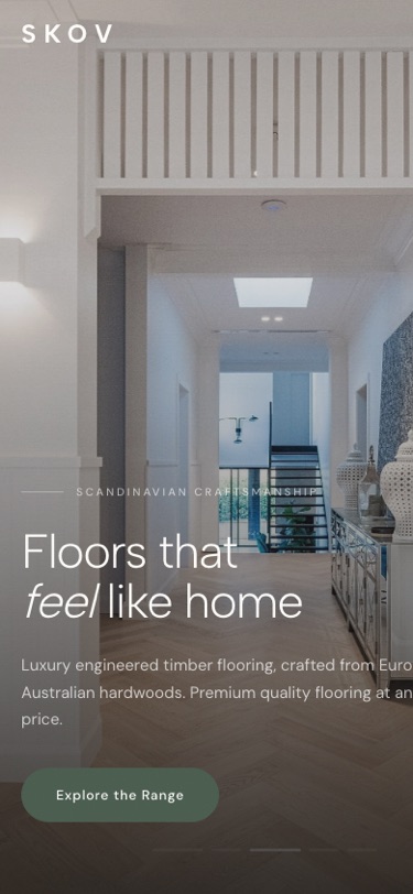Skov Floors mobile