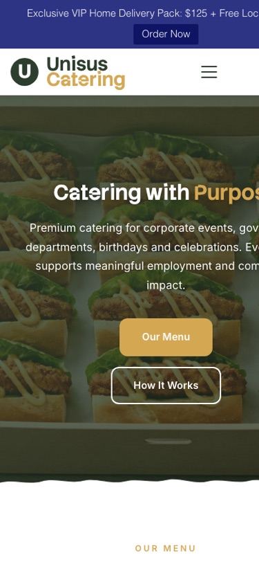 Unisus Catering mobile